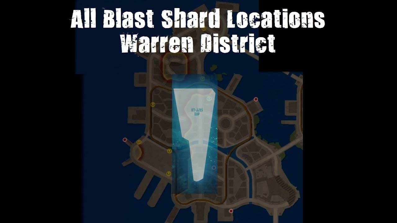 Infamous Warren District Blast Shard Locations