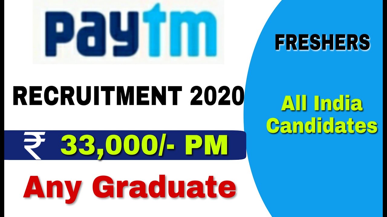 Paytm Recruitment 2020 | Paytm Job Vacancy 2020 | Private Jobs 2020 | Apply Online | Learn Technical