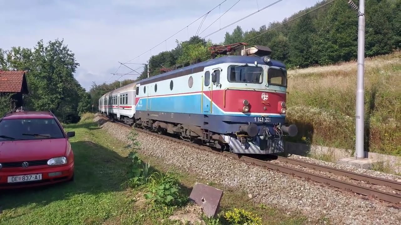 Teretni i putnički vlakovi na riječkoj pruzi 08.2020.