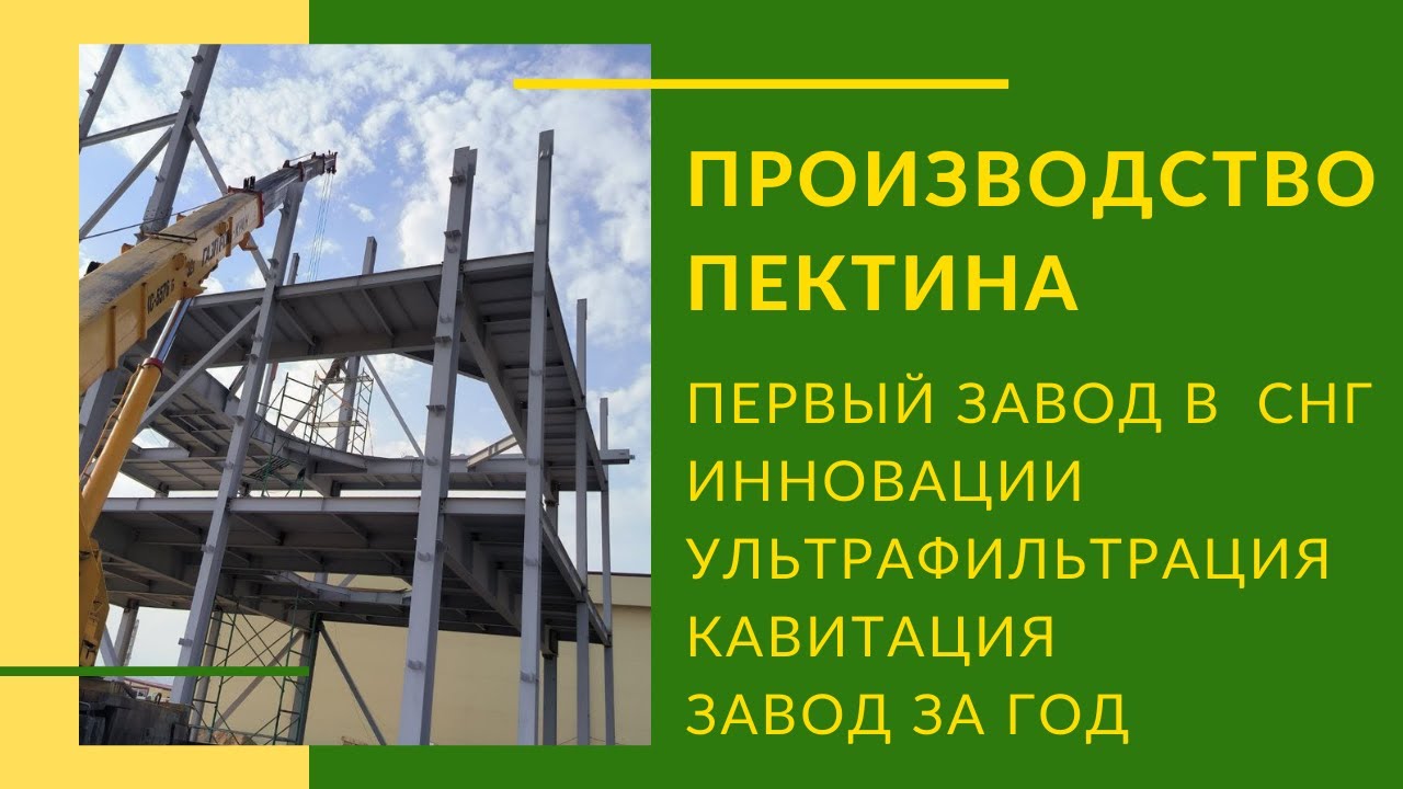 Производство пектина: Первый в СНГ завод с ультрафильтрацией | Инновации ISCO GROUP в Узбекистане