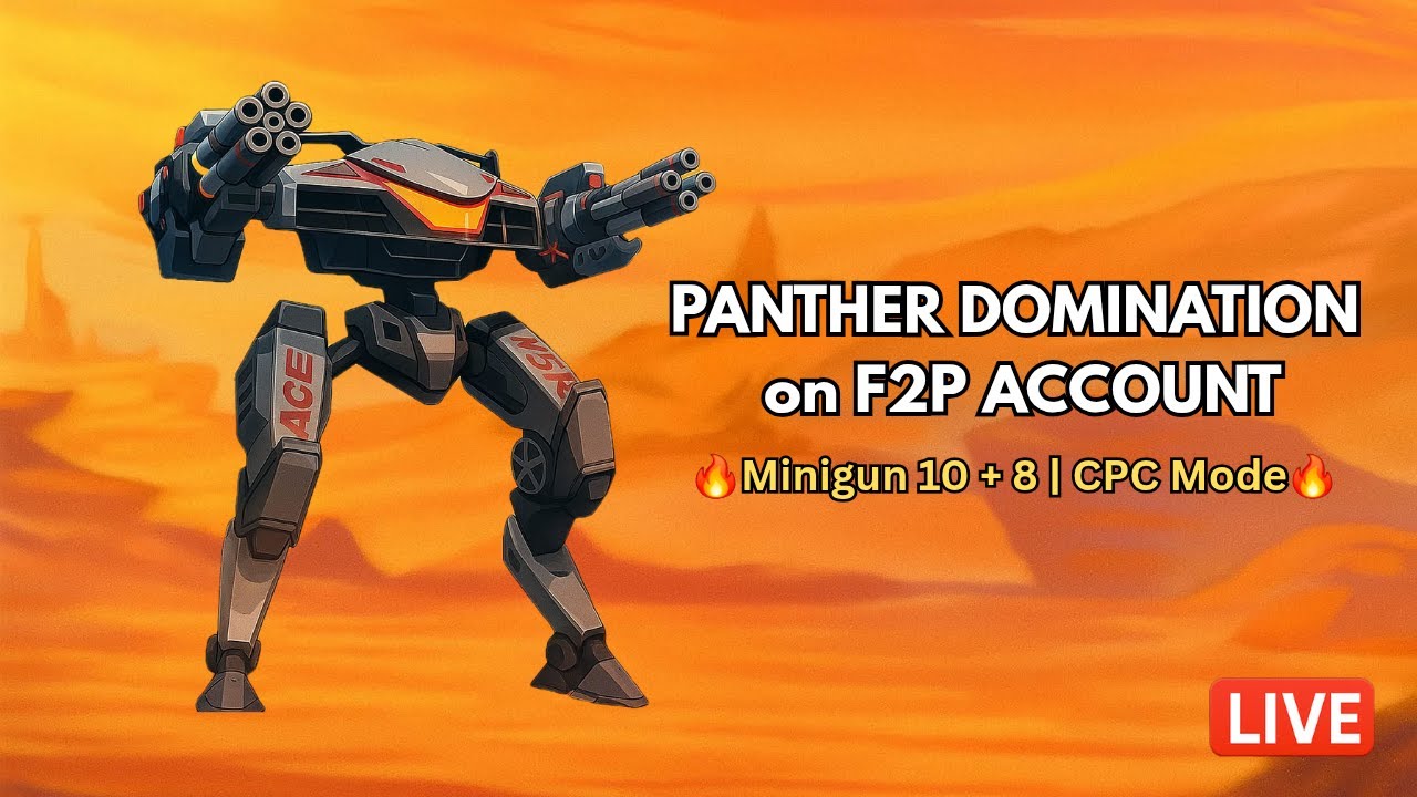 🎮 Mech Arena Live | Control Point Clash with Panther + Minigun 10 & 8 🔥 #livestream #trending