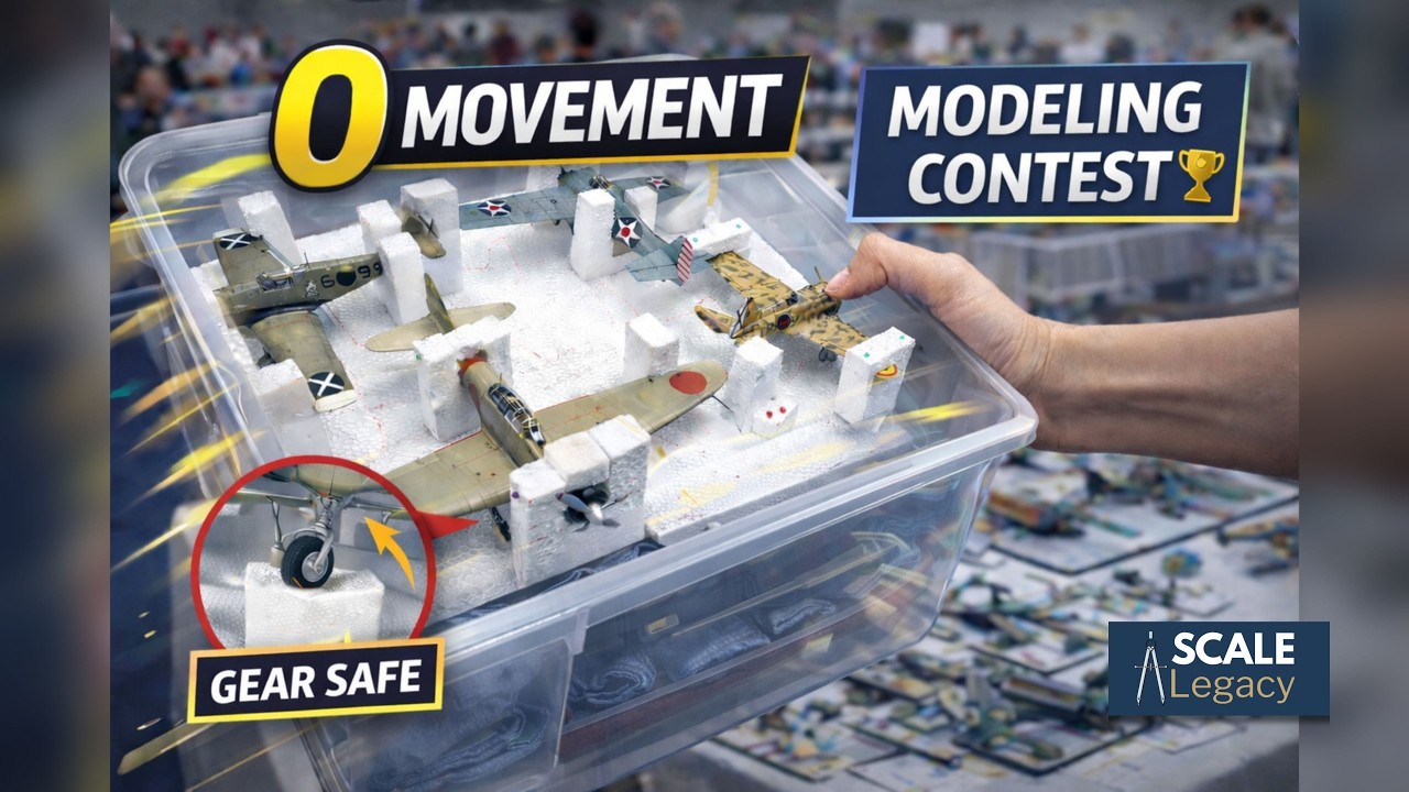 How to Transport Scale Models to a Modeling Contest Without Damage