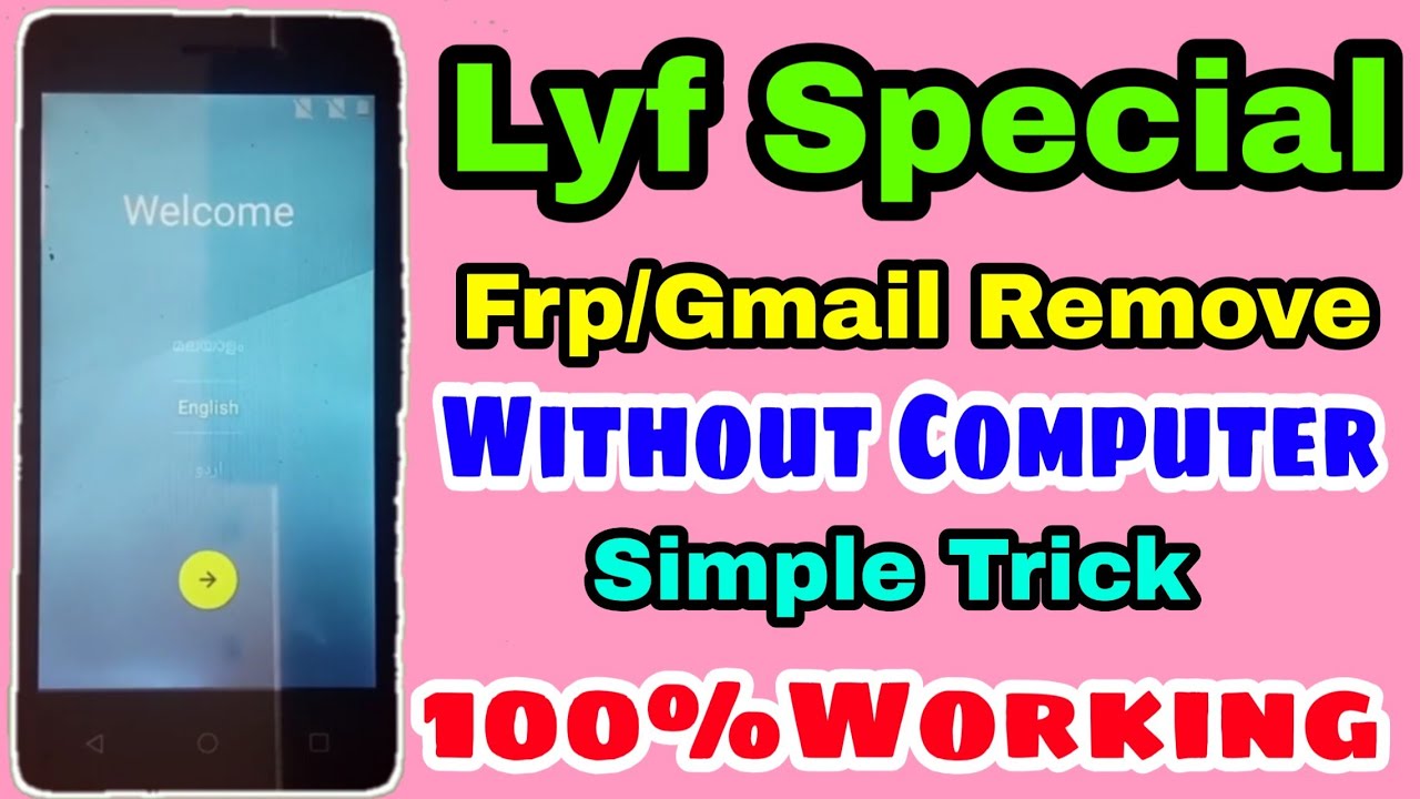 Lyf 4503 frp bypass without Computer