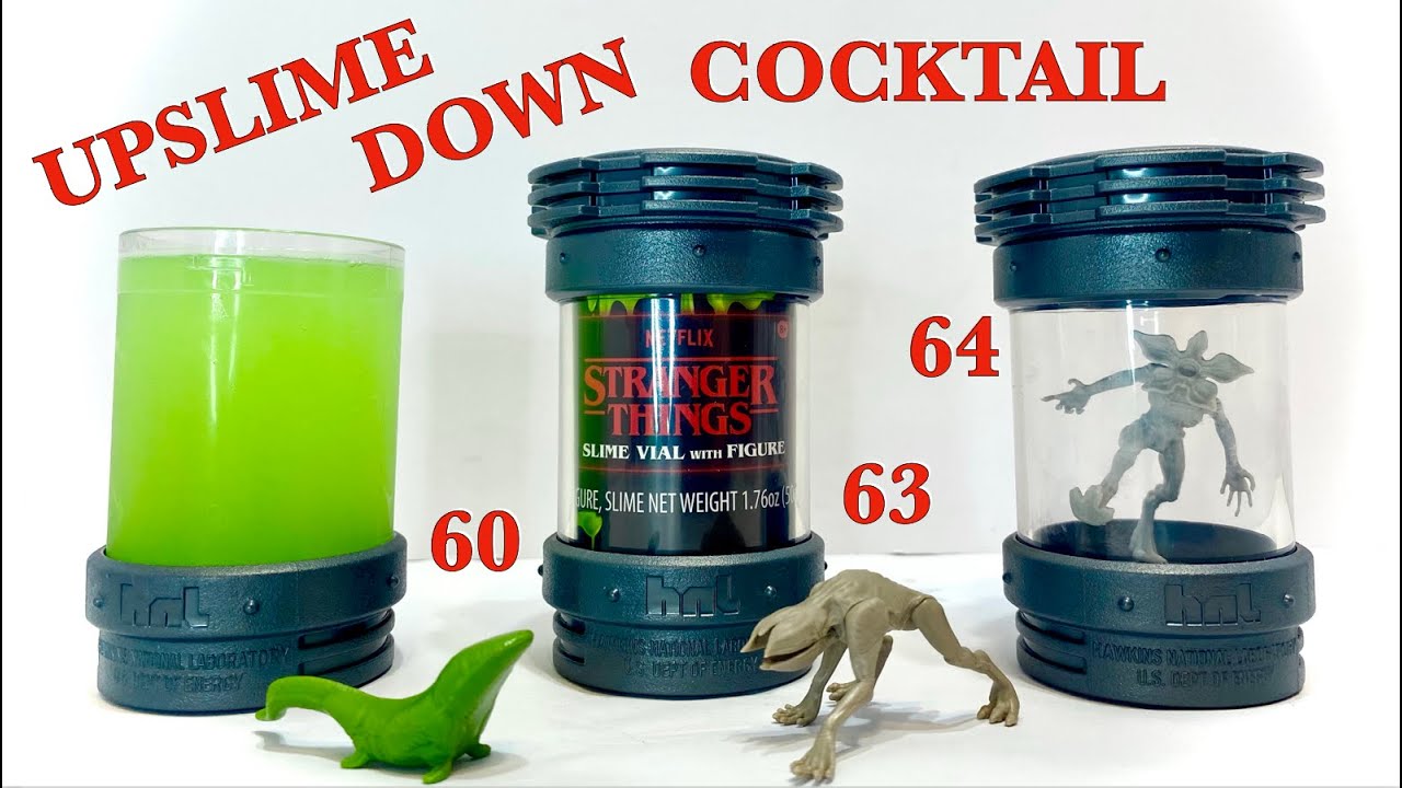 Коктейль «Upslime-Down» + фигурки из флакона со слаймом из «Очень странных дел» с кодами!