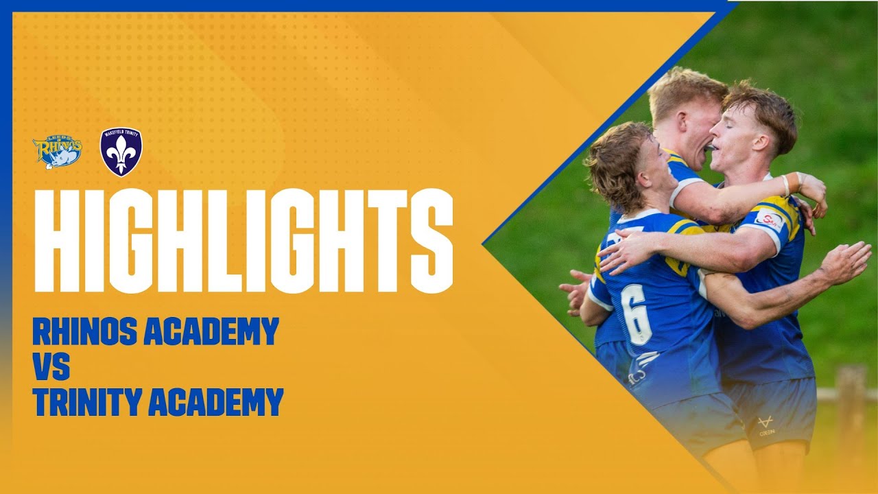 Match Highlights | Rhinos Academy vs Trinity Academy