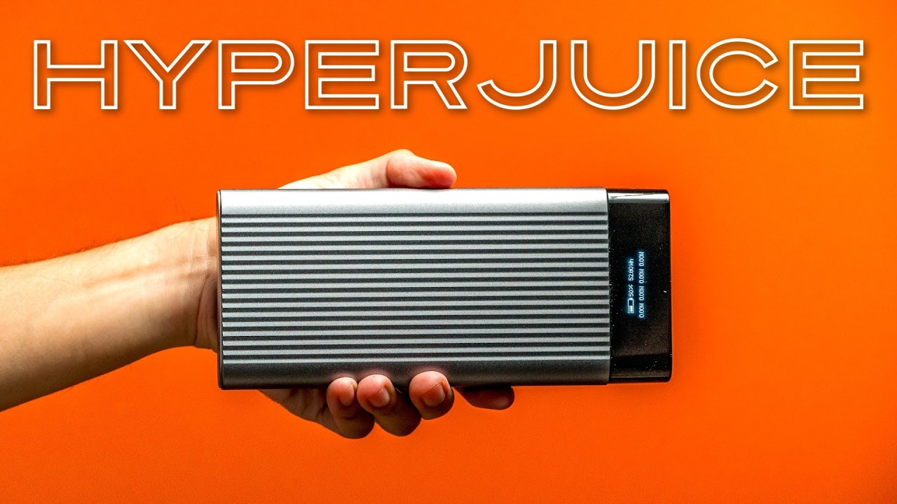 The Most Powerful USB-C Power Bank // HyperJuice 245W USB-C Battery Pack