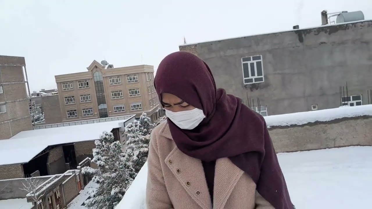 طبیعت دل انگیز هرات با برف بازی ما تمام شد.💭💭