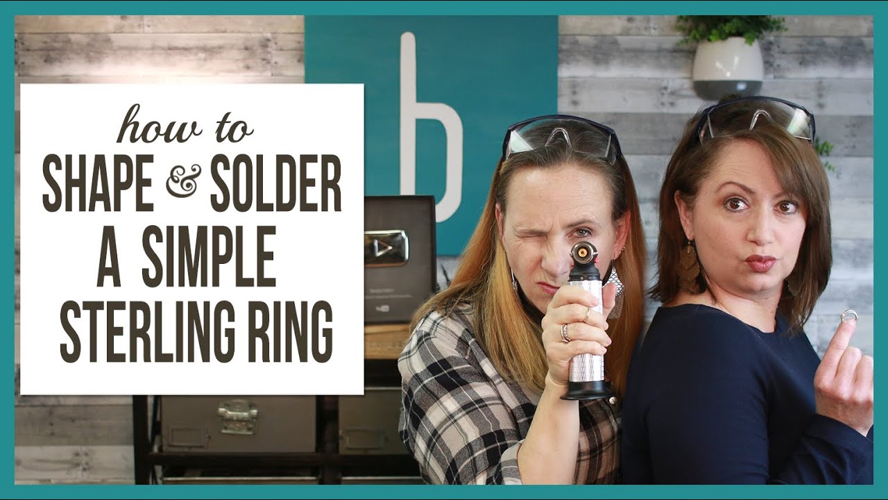 Shaping and Soldering a Simple Ring - From Beaducation Live Episode 47
