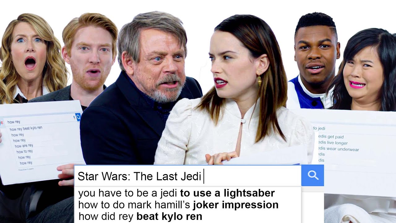 The Last Jedi Cast Answer the Web's Most Searched Questions | WIRED