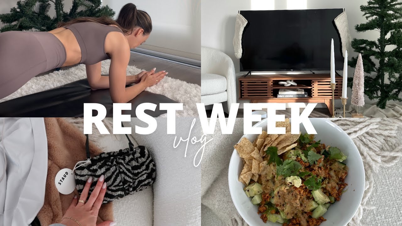 SPEND A REST WEEK IN MY LIFE: get to know me more than just health + fitness | VLOG