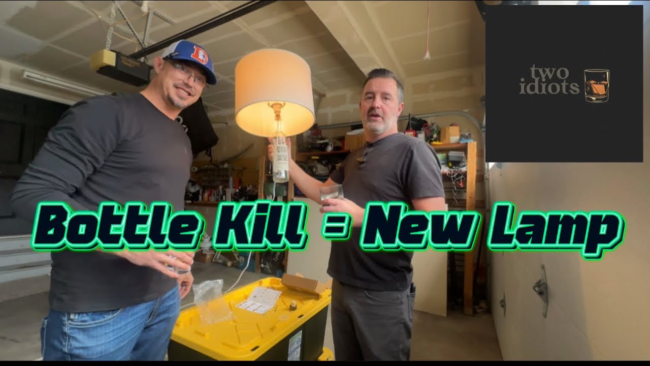 How to Make a Bottle Lamp. High West Bourbon Bottle Kill.