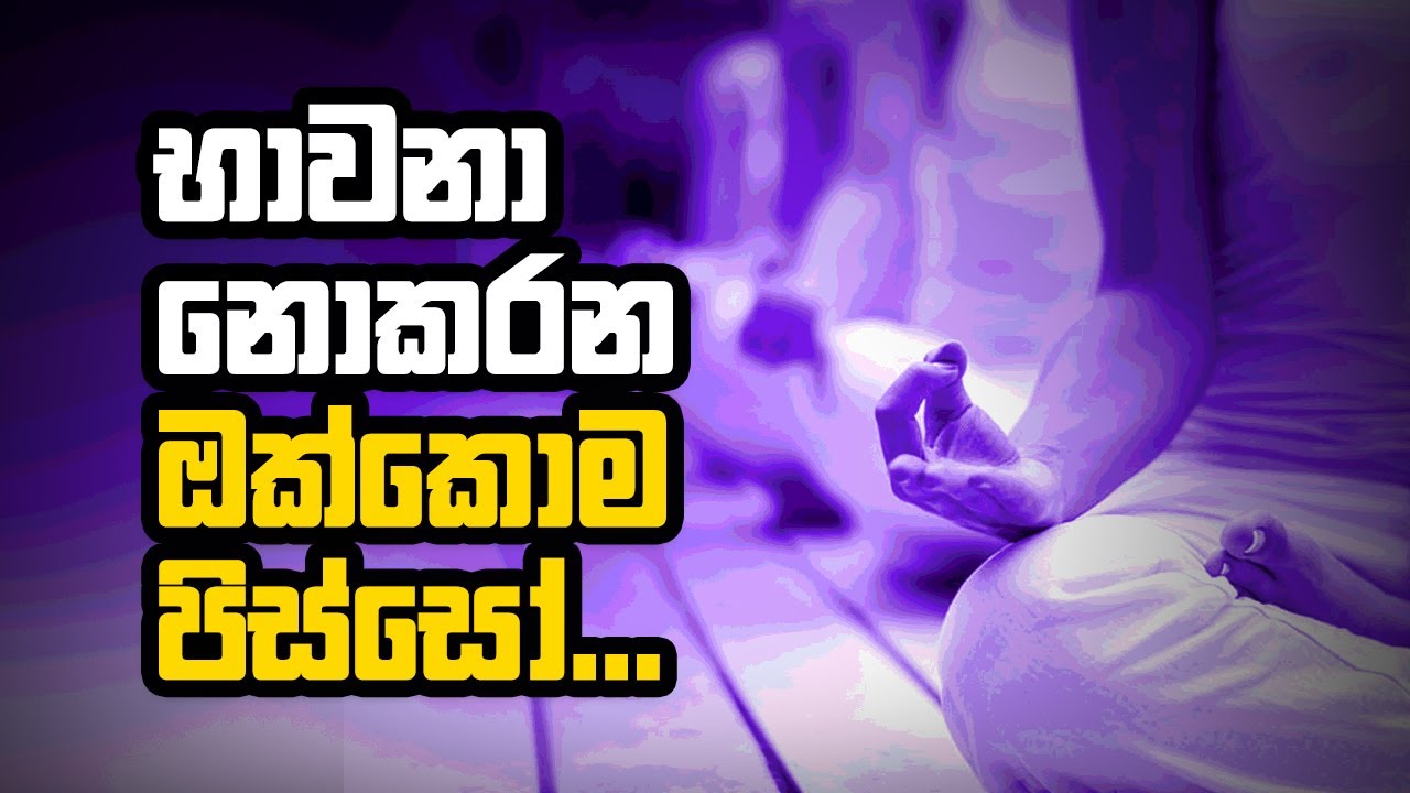 භාවනා නොකරන ඔක්කොම පිස්සෝ !!!