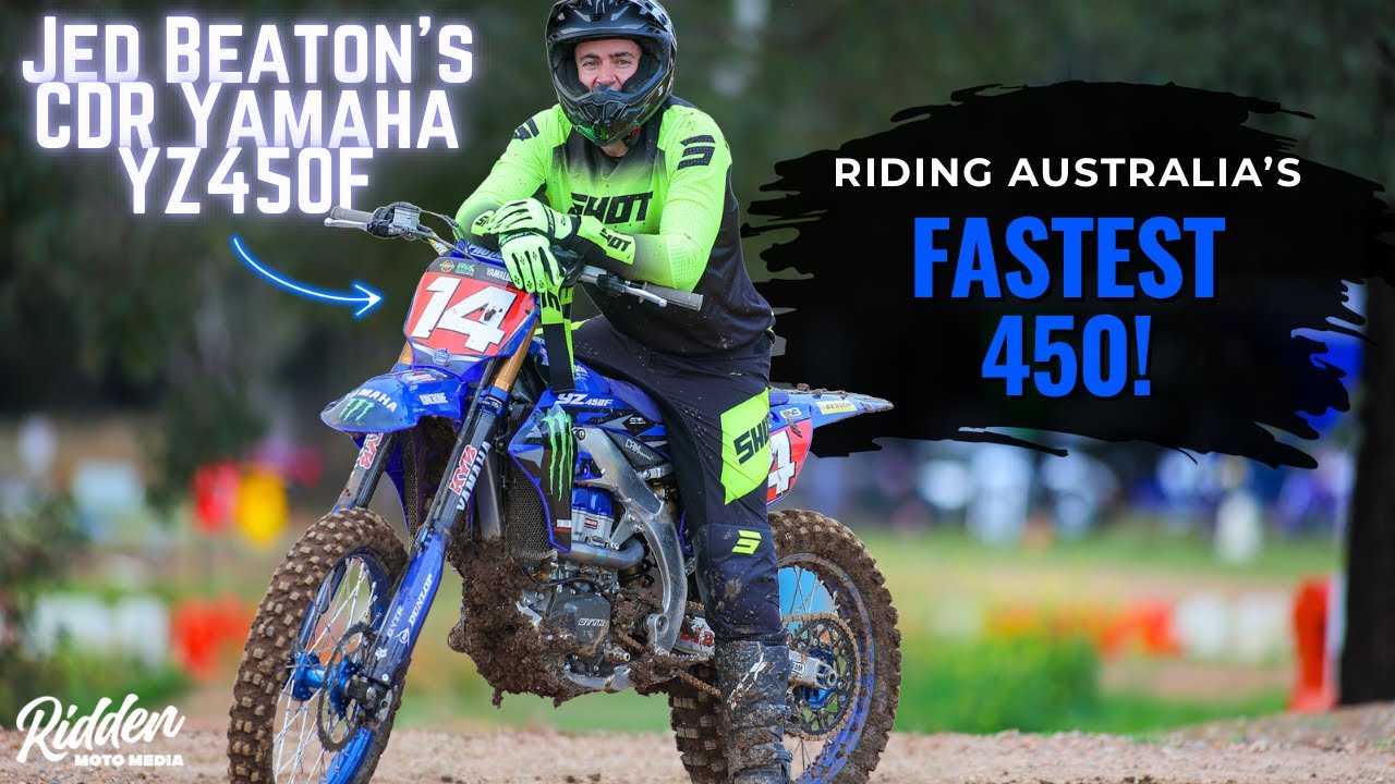 Тестирование мотоцикла Yamaha YZ450F 2025 года выпуска, принадлежащего Джеду Битону, производства...