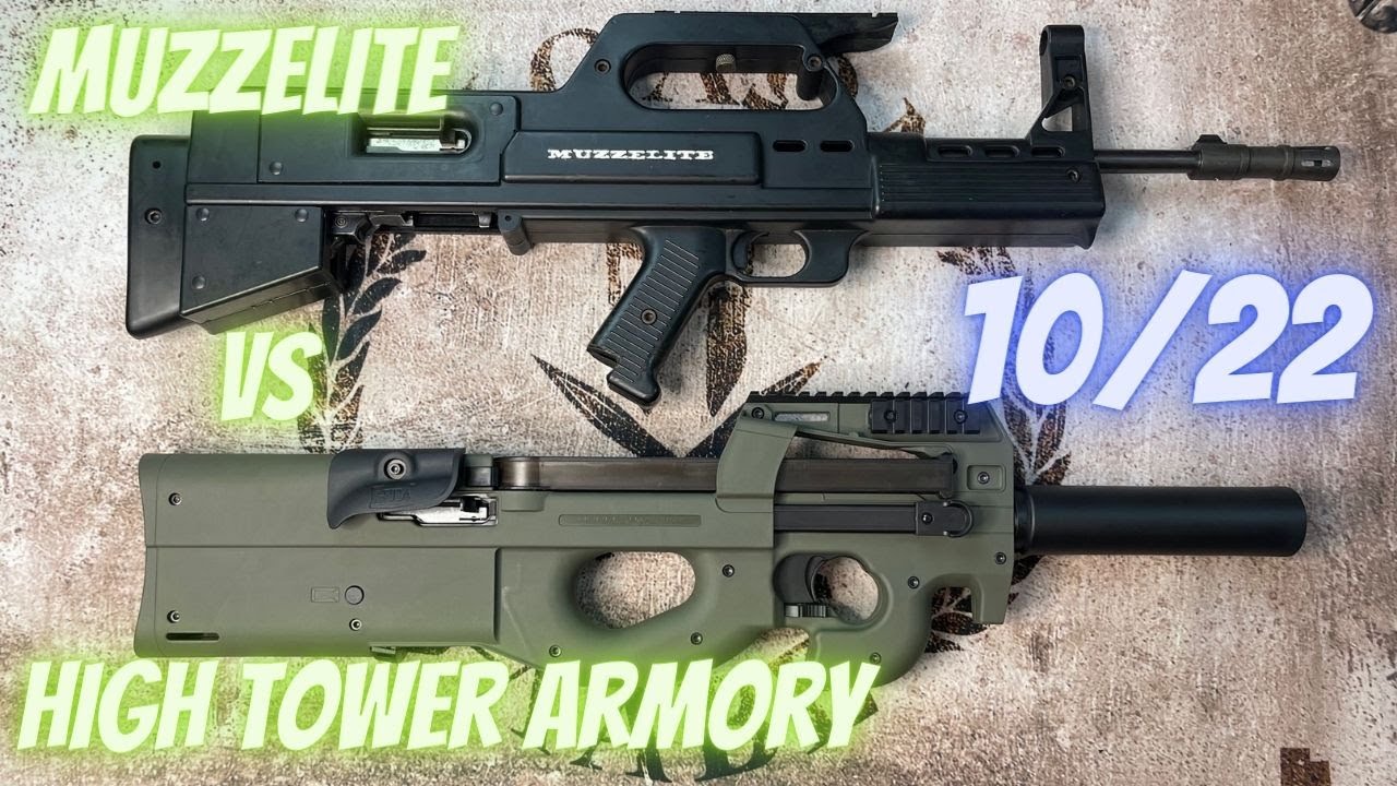 Best Ruger 10/22 bullpup. Muzzelite bullpup vs High Tower Armory bullpup. Which is better? Review