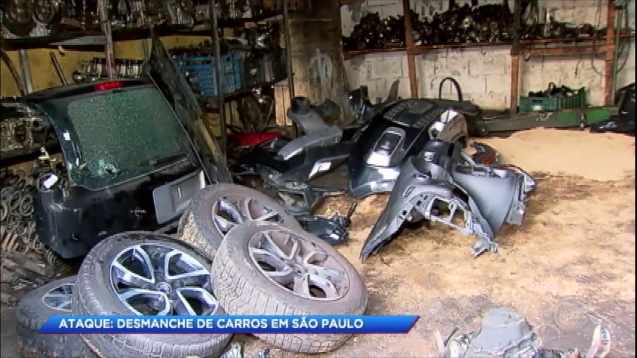 Polícia prende quadrilha que fazia desmanche de carros em São Paulo
