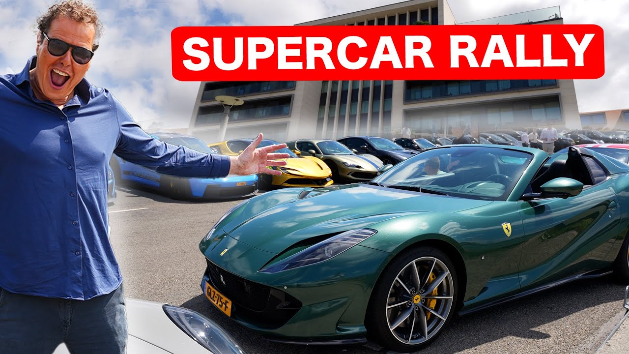 Met 70 SUPERCARS naar DUURSTE HOTEL van KNOKKE!