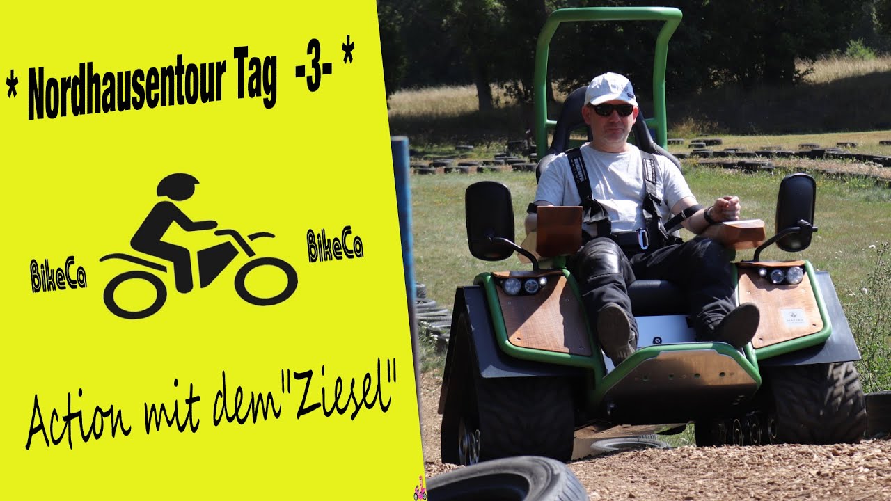 Ziesel  |  Action mit dem  |  Kettenfahrzeug  |  Nordhausentour  -- Tag 3 --