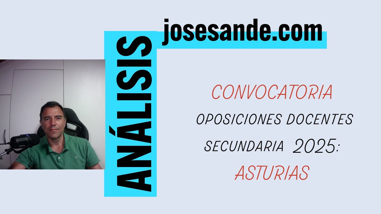 Convocatoria Asturias oposiciones secundaria 2025