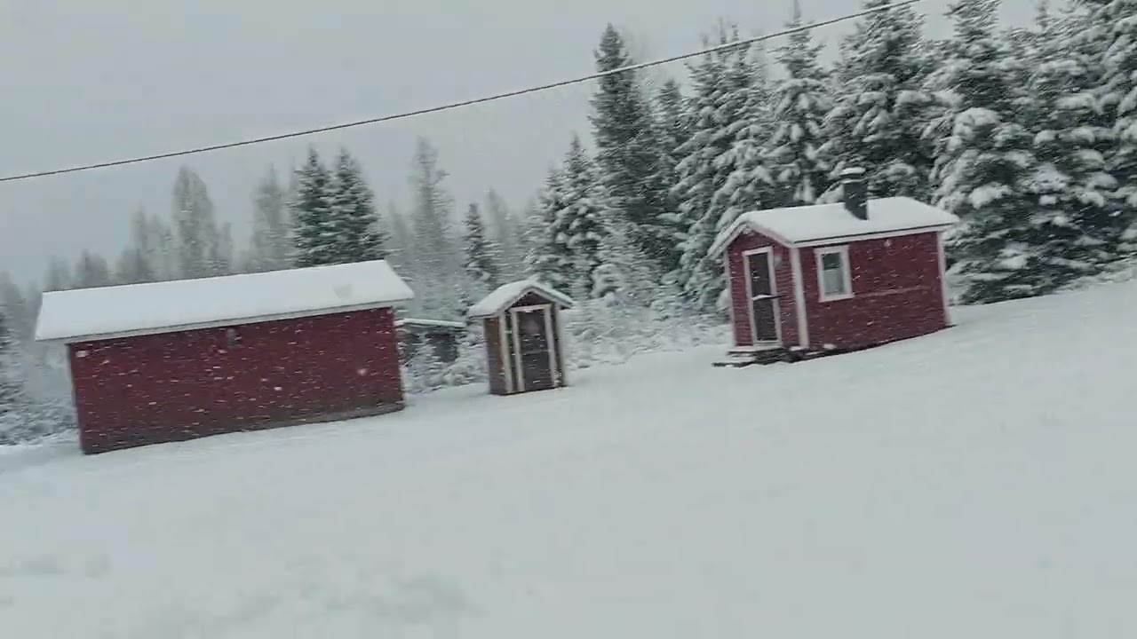 Tänne tuli talvi. 