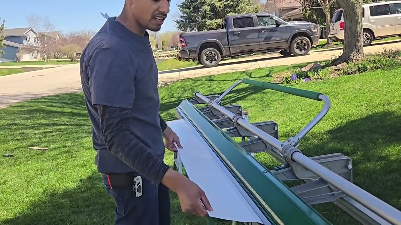 como doblar un tipo de metal de aluminio para ventana