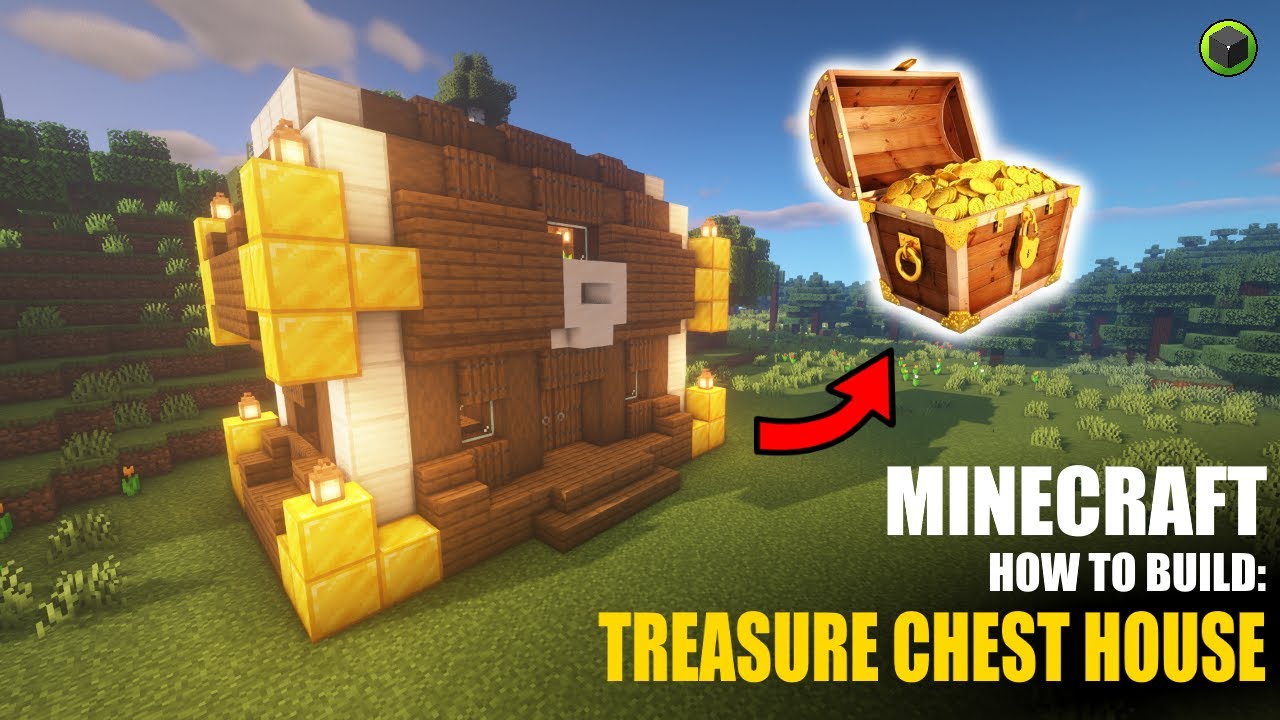HOW TO BUILD: TREASURE CHEST HOUSE | MINECRAFT BUILDINGS #36