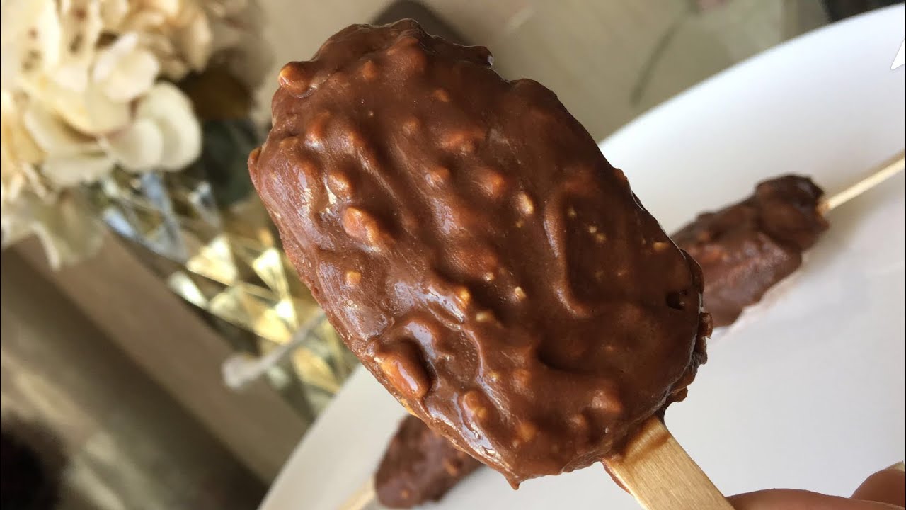 Recette des glaces esquimaux fait maison/magnum au chocolat recette facile/