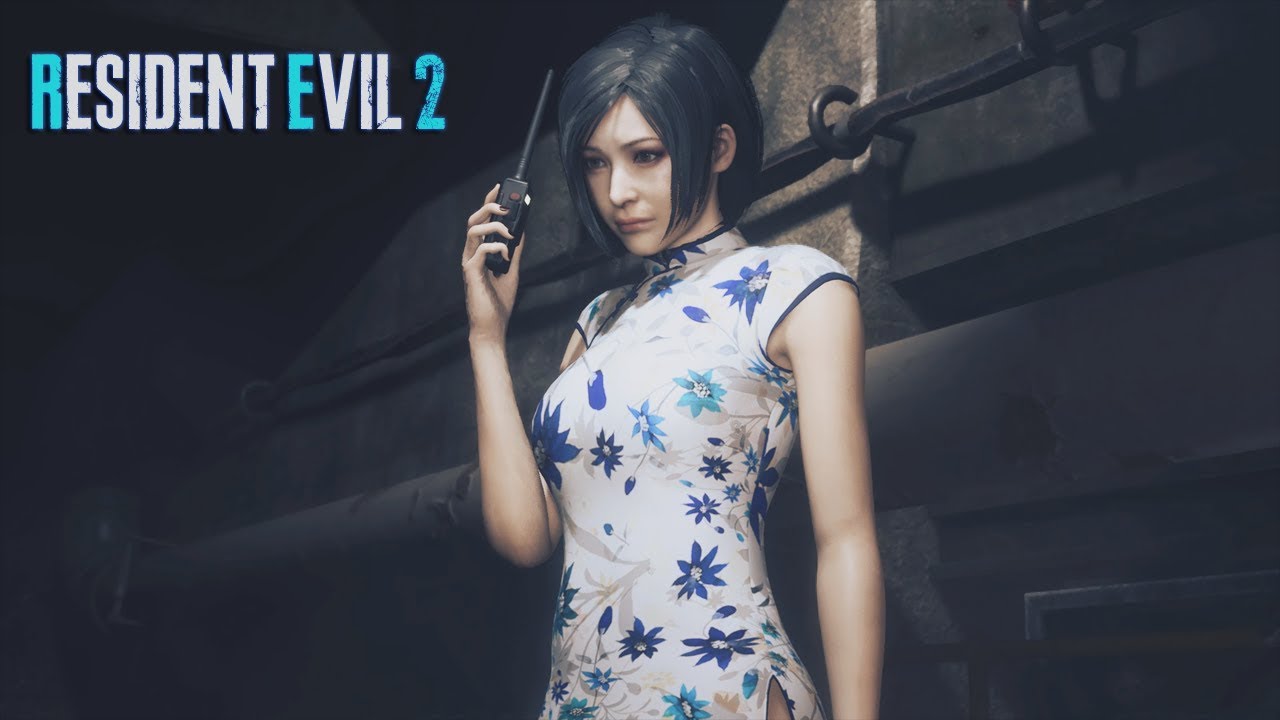 RESIDENT EVIL 2 REMAKE, ADA BLUE CHEONGSAM! (RE2R PC MODS)