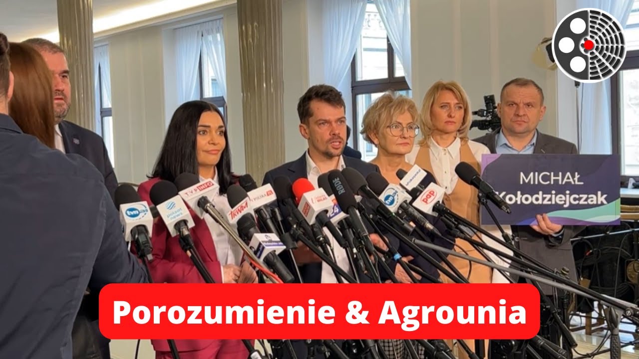Konferencja prasowa: Magdalena Sroka Michał Kołodziejczak