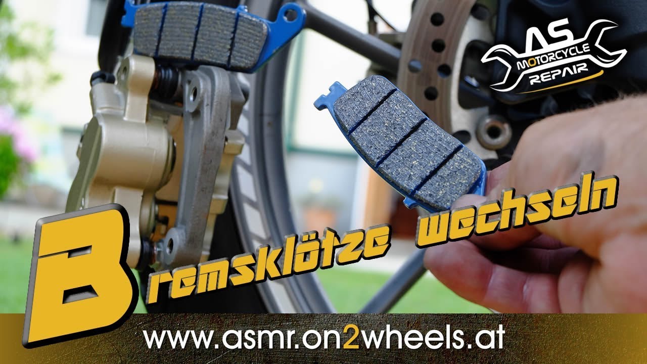 ➤ MOTORRAD BREMSBELÄGE WECHSELN - ANLEITUNG DEUTSCH