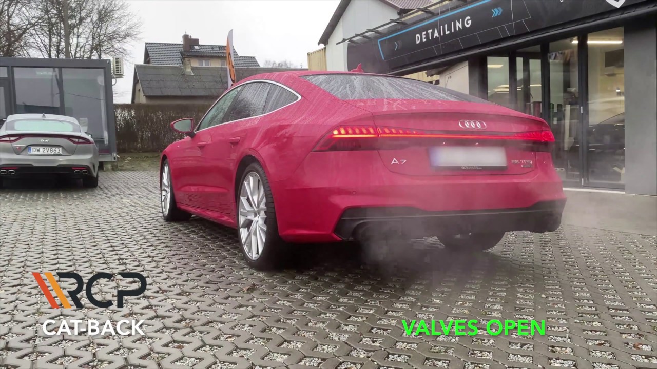 Audi A7 55 TFSI | RCP Exhausts | Cat-Back Exhaust + Valves