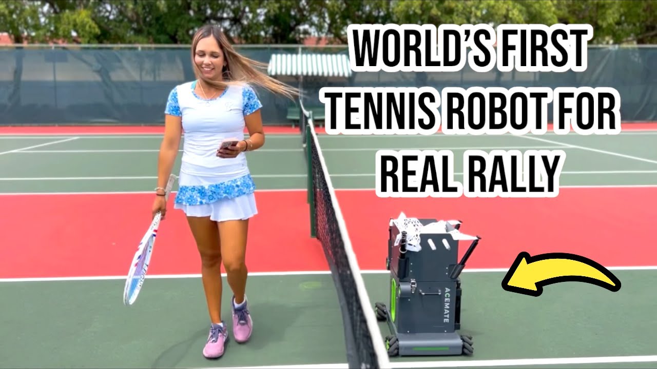 🎾 Встречайте Acemate: первого в мире теннисного робота для настоящих ралли! 🤖