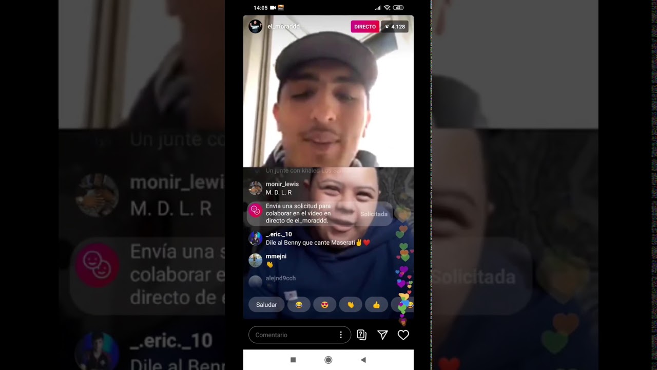 MORAD HACE DIRECTO DOBLE CON UN FAN EN INSTAGRAM (QUIERE VISITARLE)🇲🇦