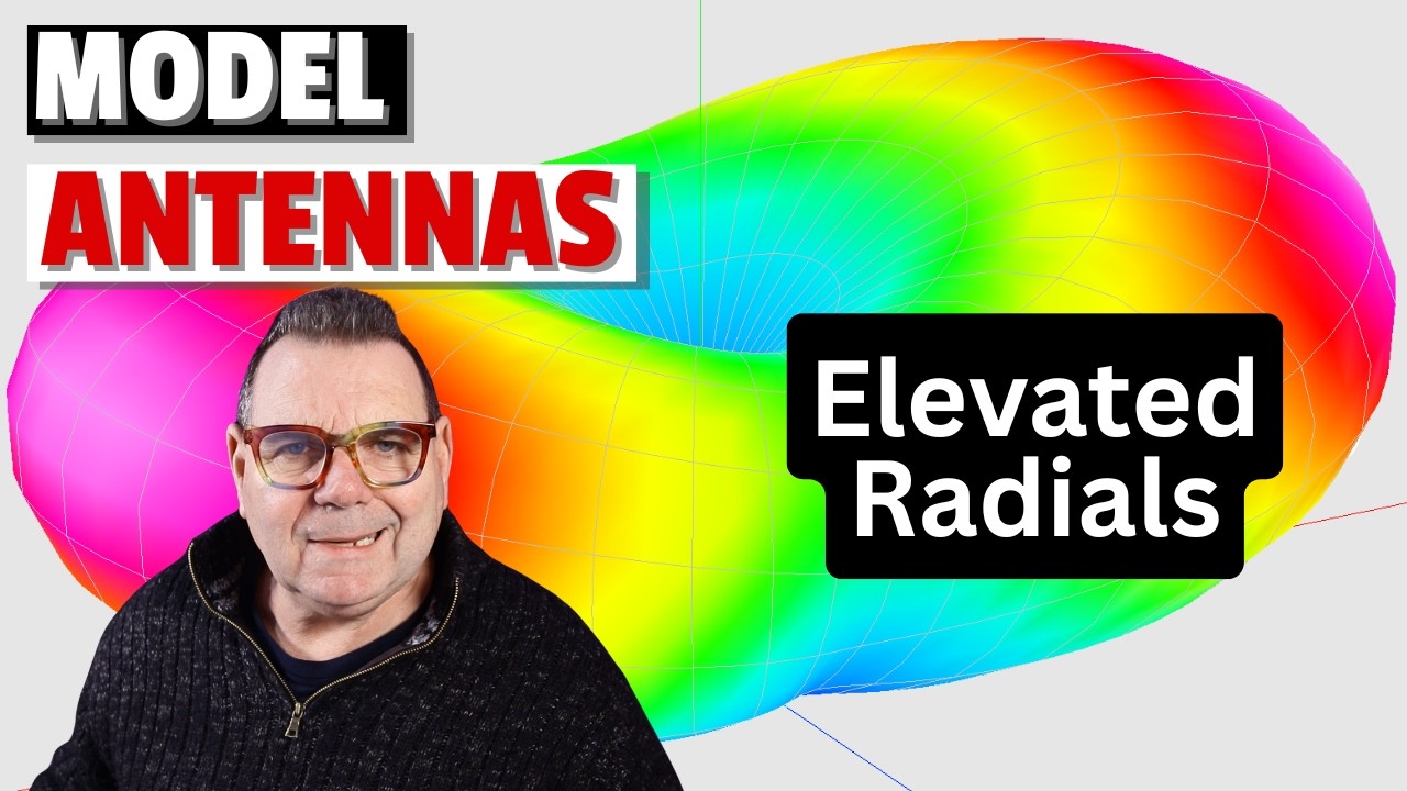 Antenna Modeling for Beginners - Elevated Radials (Part4)