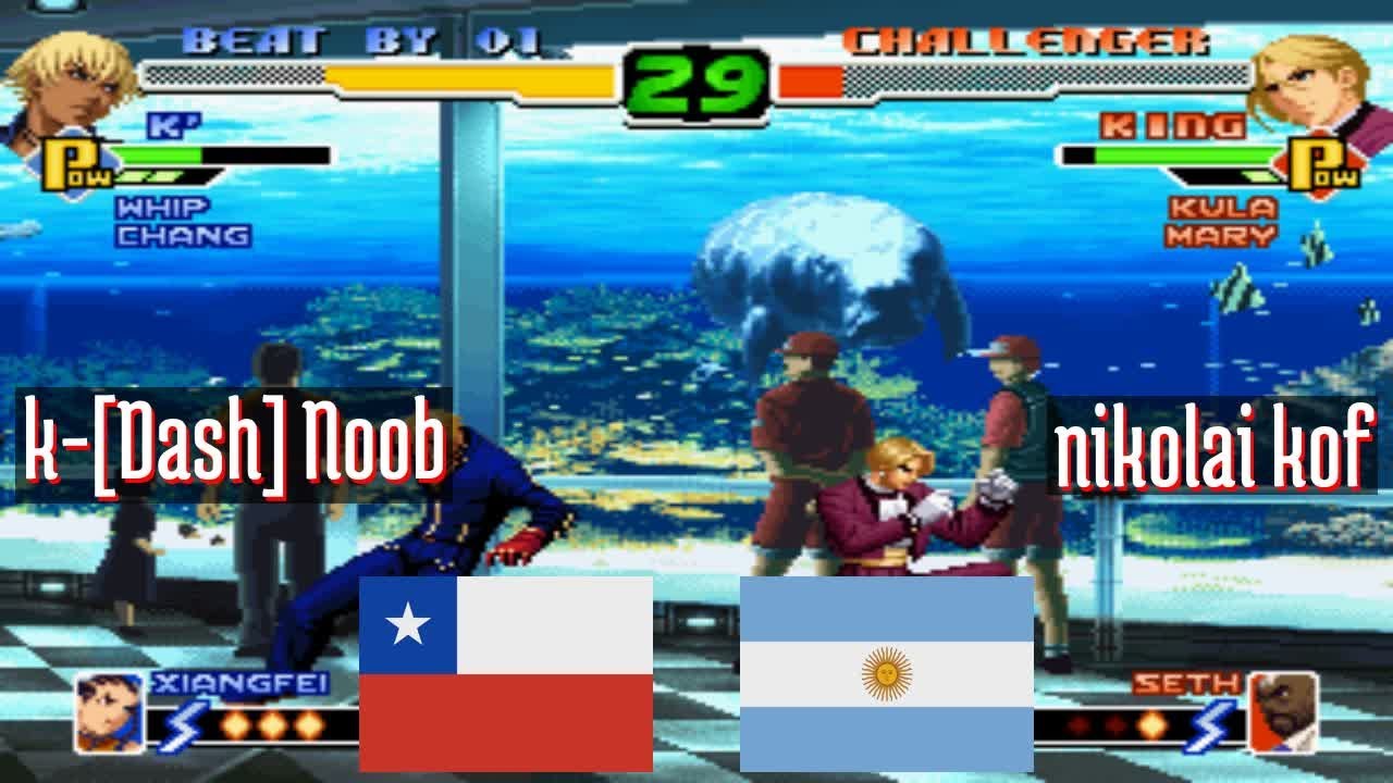 FT5 @kof2000: k-[Dash] Noob (CL) vs nikolai kof (AR) [King of Fighters 2000 Fightcade] Dec 11