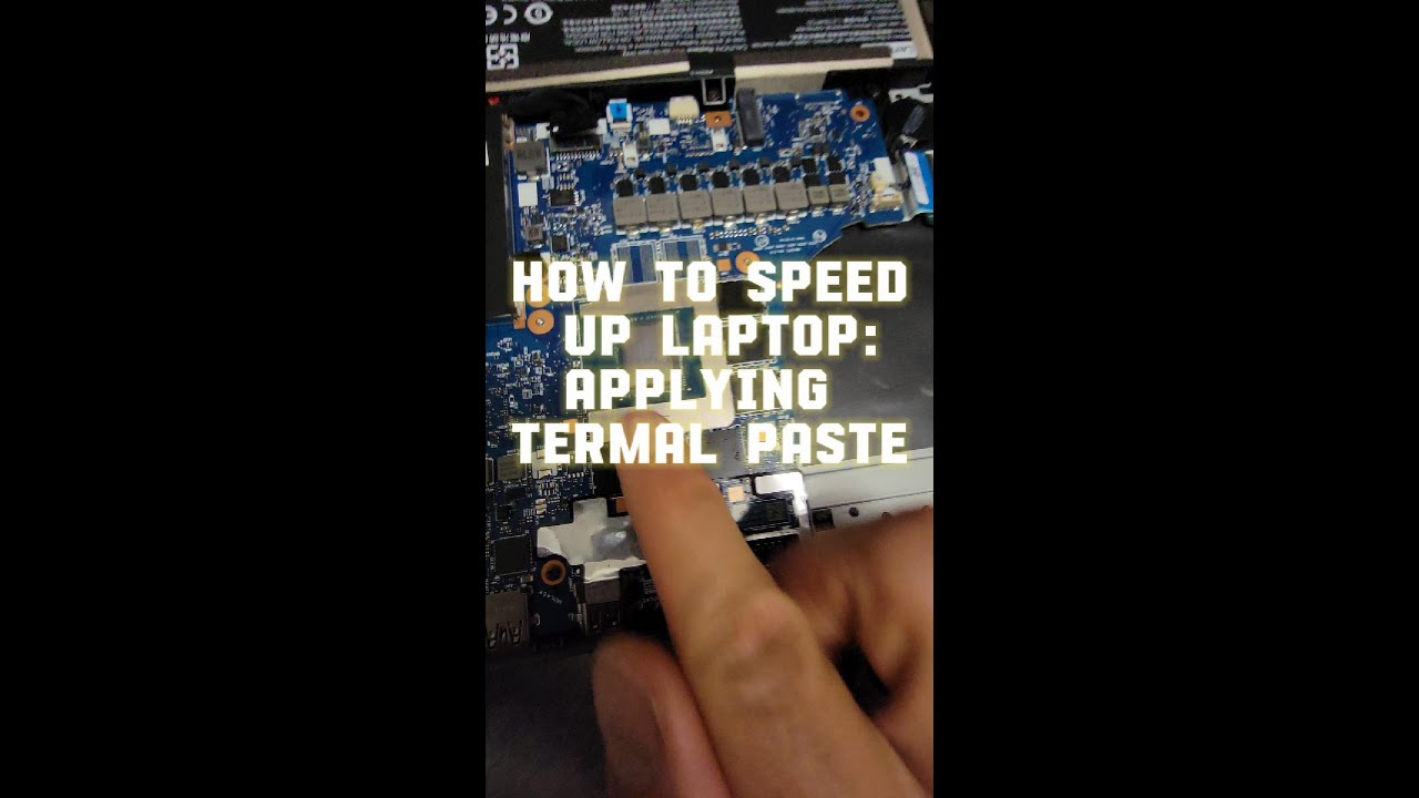 How to Fix Slow Laptop: Thermal Paste Fix