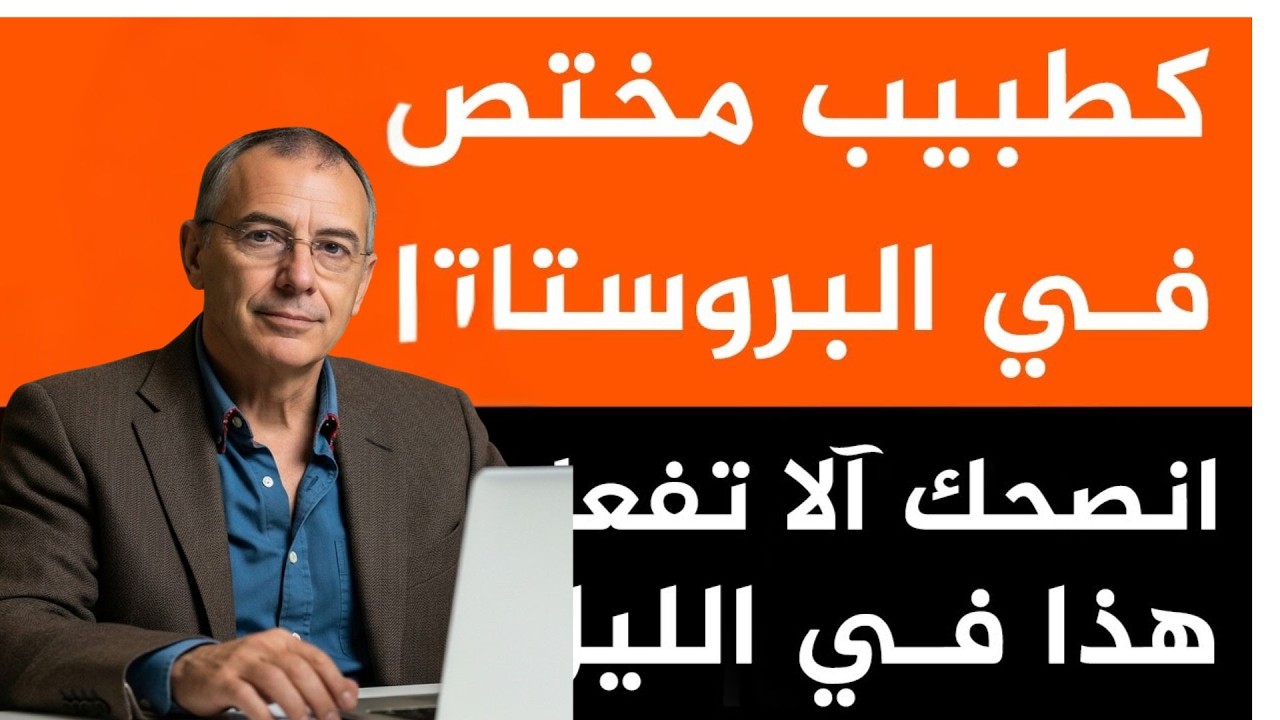 تحذير: 7 عادات قبل النوم قد تضر غدة البروستاتا بصمت ⚠️