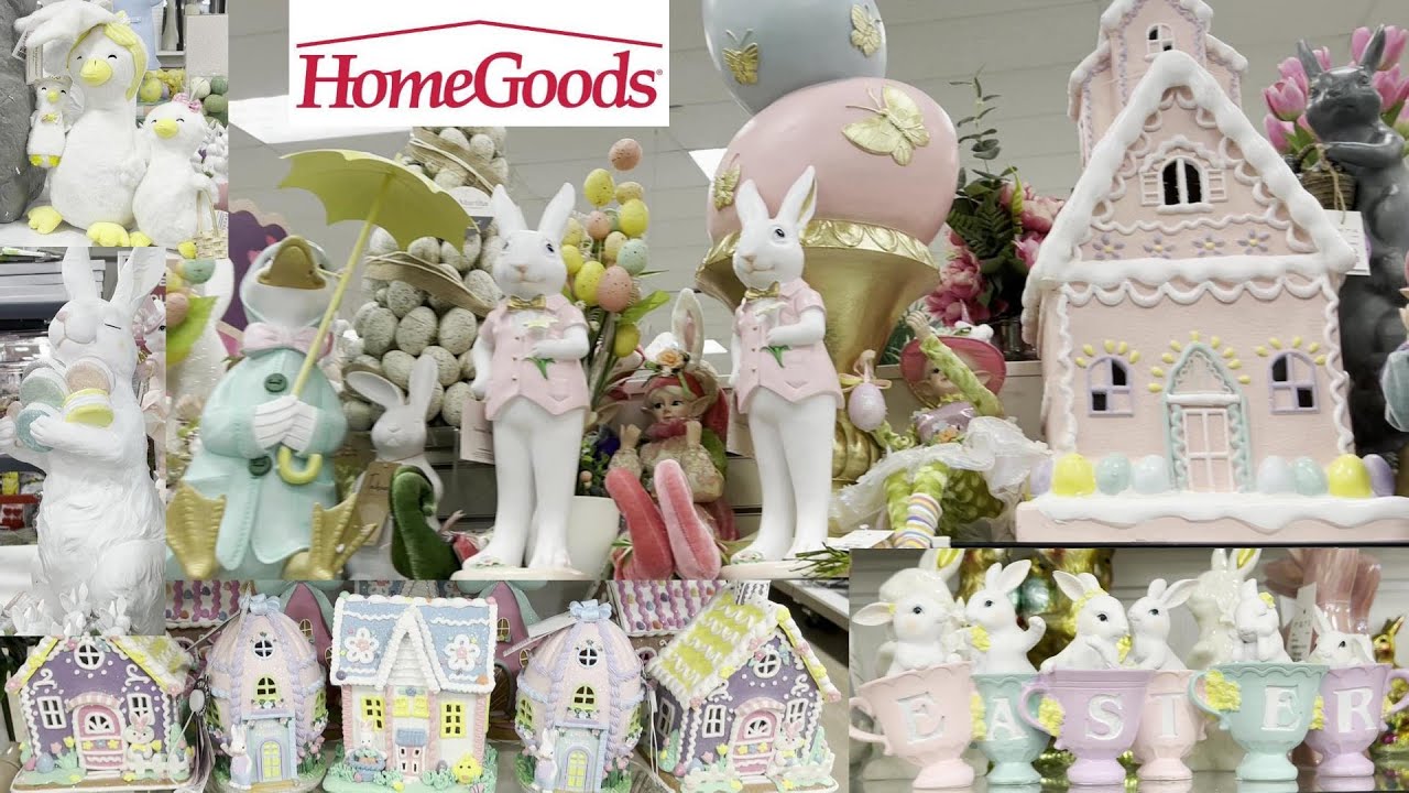 New at Homegoods |Shop With Me 2024 | Easter Decor 2024*HomeGoods 2024|Easter Shopping 2024