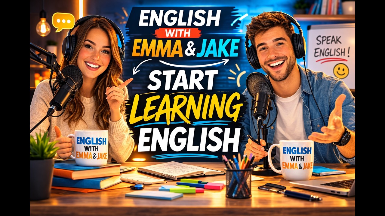 Welcome to English with Emma & Jake! | Your Daily English Learning Channel