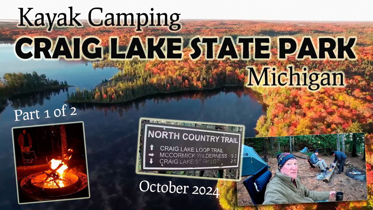 Craig Lake State Park, Michigan Kayaking and Hiking - Part 1