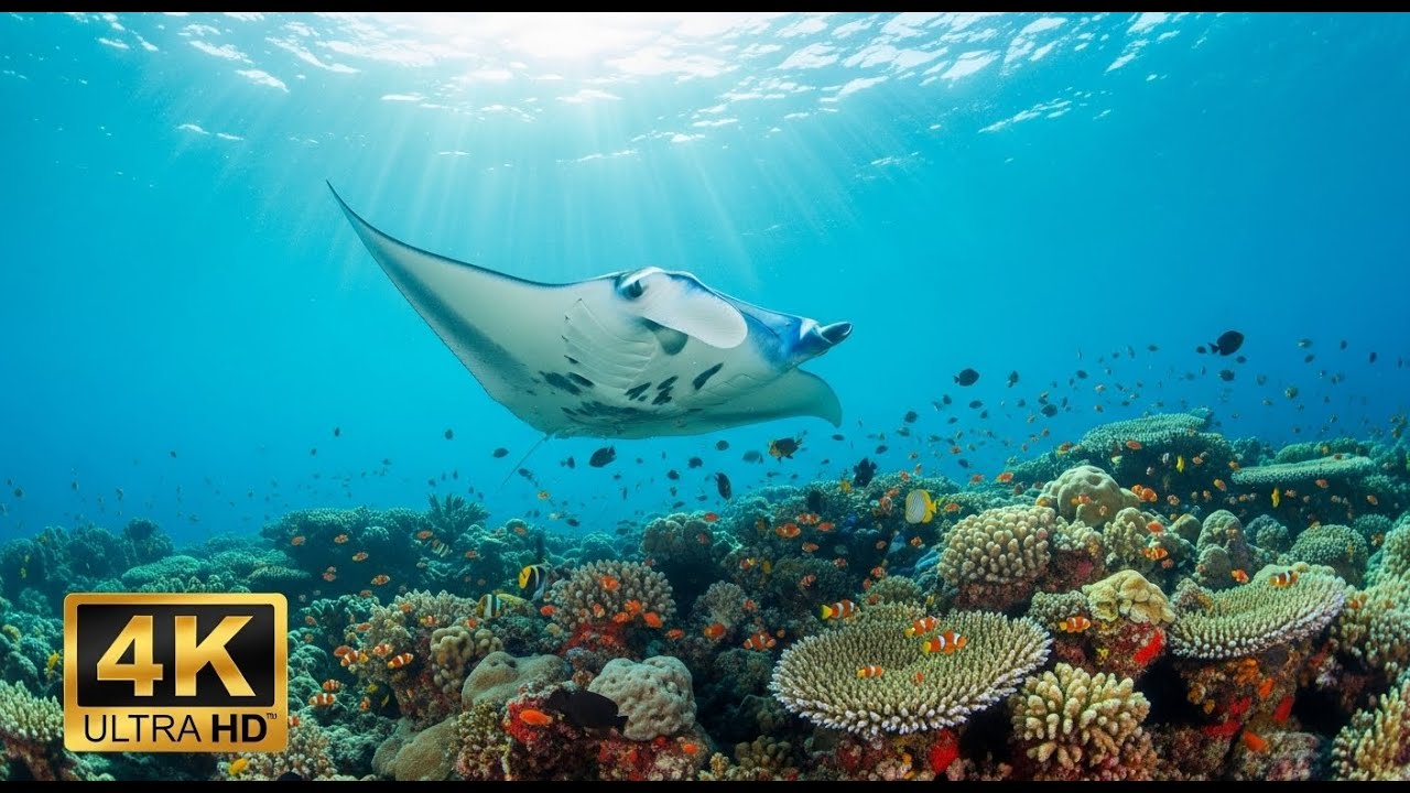 🐡 Ultra HD Aquarium View – Relaxing Fish Tank & Soft Music for Stress Relief