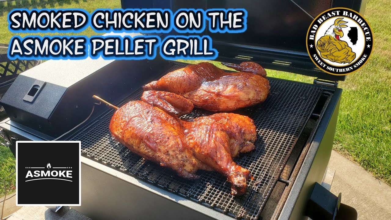 Smoked Chicken on the Asmoke Portable Pellet Grill