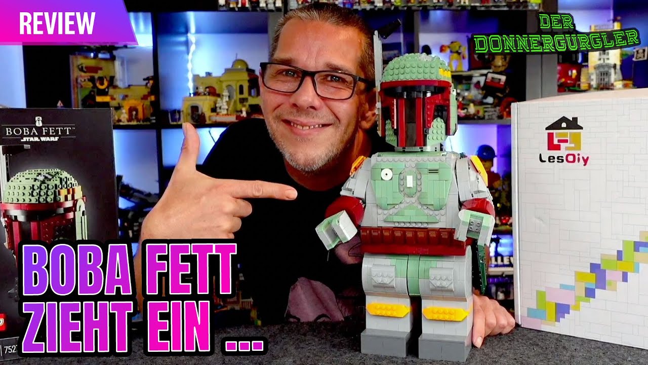 LESDIY Boba Fett Mega Figure von Albo (Albo.Lego) Star Wars Minifig ganz groß