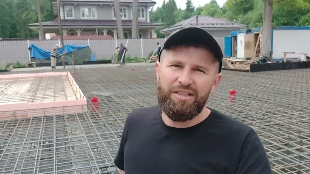 Классический фундамент. Монолитная плита 300 мм. Делаем правильно!