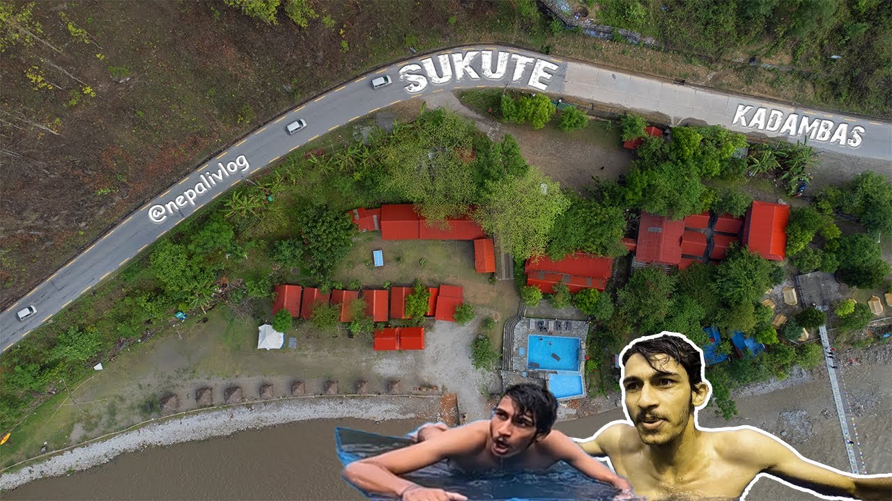 Sukute maa eklai ramaudai 😊 #5KSubscribersGiveaway #nepalivlog #sukutebeach #dronevideo