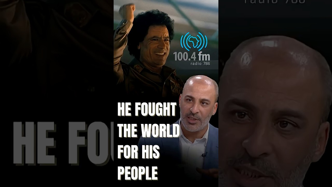 They say Gaddafi was a dictator. 