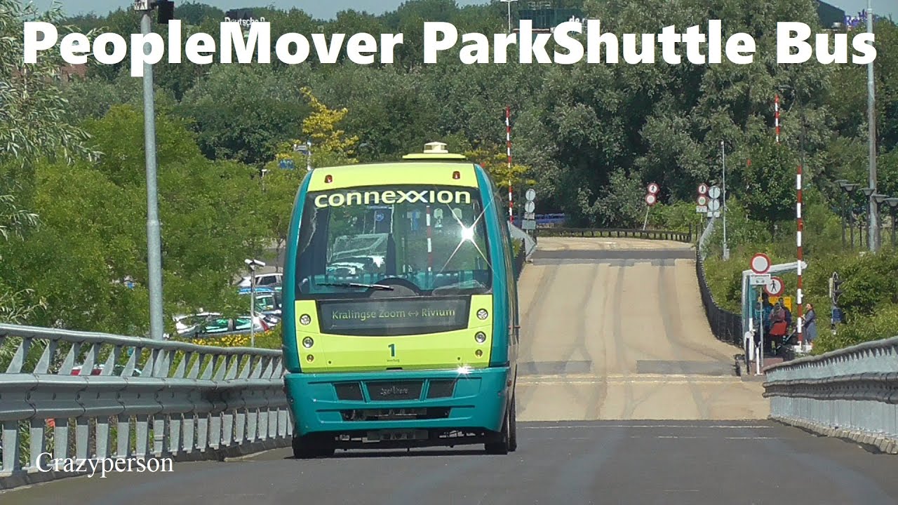 PEOPLE MOVER ParkShuttle Rotterdam Bus Kralingse Zoom - Rivium