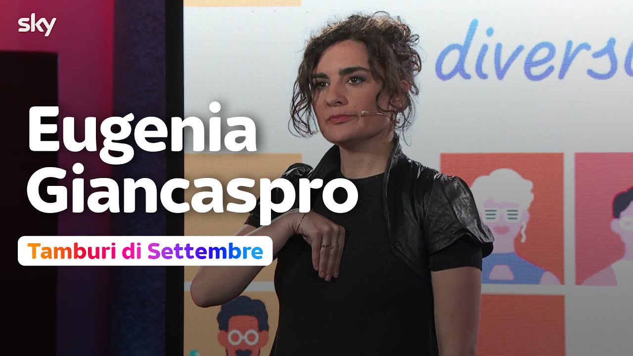 Eugenia Giancaspro si esibisce tra slam poetry e LIS