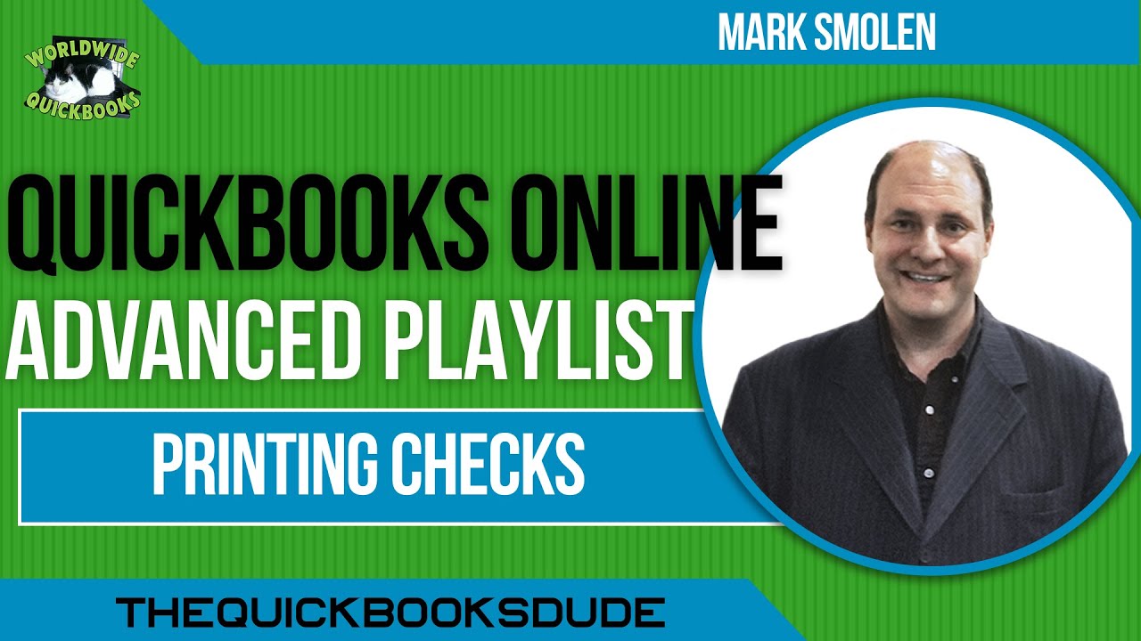 Онлайн-чеки QuickBooks для печати