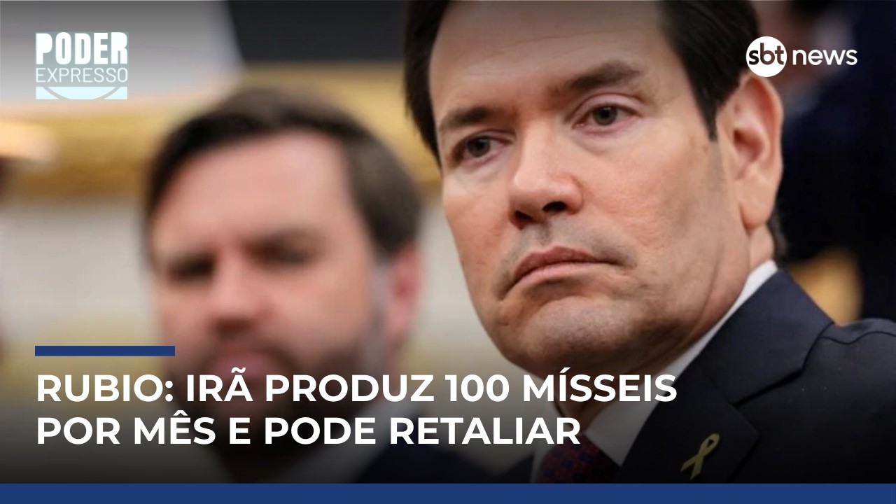 Rubio diz que objetivo dos EUA é acabar com produção de mísseis no Irã | #PoderExpresso