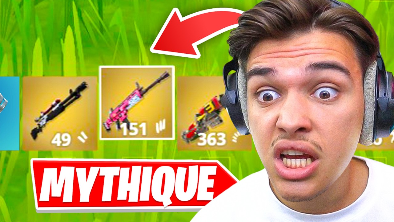 Rank TOP 1 ONLY with MYTHIC WEAPONS in FORTNITE! (It's complicated...)